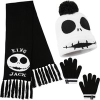 Disney Women's Nightmare Before Christmas Winter Set 3 Pieces in Black