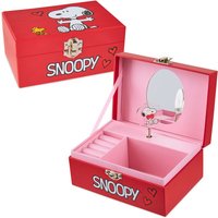 Peanuts Snoopy Musical Jewellery Box in Red