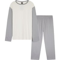 CityComfort Men's Jersey Cotton Pyjama Set in Grey | Size: Medium