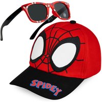 Spiderman Sunglasses Baseball Cap Set Adjustable Summer Sun Hat UV400 Travel