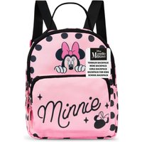 Disney Women's Minnie Mouse Backpack Rucksack Cute Small Bag in Pink