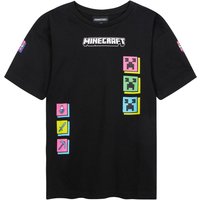 Minecraft Boy's T-Shirt in Black | Size: 9-10 Years