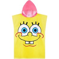 SpongeBob SquarePants Towelling Poncho in Yellow