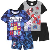 Marvel Boy's Spidey & His Amazing Friends 2 Pack Pyjama Set | Size: 4-5 Years