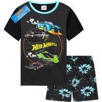 Hot Wheels Boy's Short Pyjama Set in Black | Size: 3-4 Years