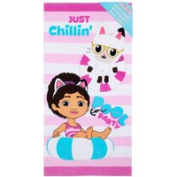 Gabby's Dollhouse Women's Beach Towel in Pink