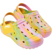 Clogs Garden Shoes Tie Dye Slip On Strap 10
