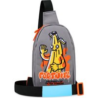 Fortnite Men's Crossbody Bag Shoulder Chest Slings Ideal Phone Wallets in Grey