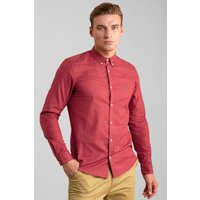 Slim Fit Long Sleeve Solid Oxford Shirt