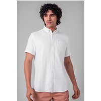 Cotton Linen Roll Up Sleeve Shirt