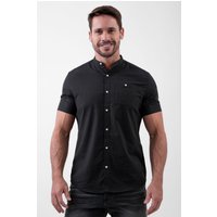 Grandad Collar Cotton Casual Shirt