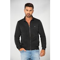 Funnel Neck Zip Through Sweatshirt