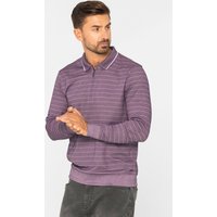Half Zip Long Sleeve Polo Shirt