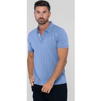 Muscle Ribbed Polo Shirt