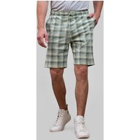 Check Print Jersey Shorts