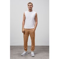 Ribbed Hem Terry Jogger