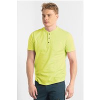 Jersey Short Sleeve Henley Washed Tee