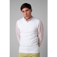 Casual Ribbed Jersey Vest