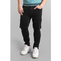 Skinny Fit Cargo Jeans