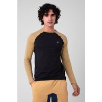 Block Long Sleeve Raglan Signature T shirt
