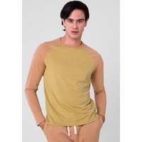 Block Long Sleeve Raglan Signature T shirt