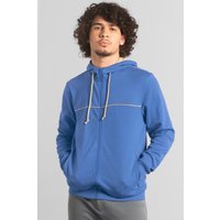 Heavy Jersey Zip Through Hoodie