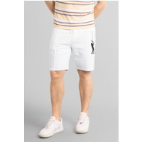 Brush Back Fleece Printed Shorts