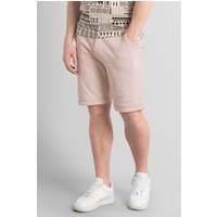 Textured Jersey Comfort Fit Folded Hem Chino Shorts