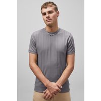 Ribbed Short Sleeve T Shirt