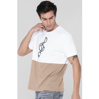 Music Notes Cotton Block Short Sleeve T shirt