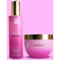 Give Me Body Spray & Body Butter Gift Set - Orchid Dreams in Pink