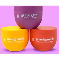 Give Me Sea Salt Body Scrub Exfoliator Trio in Purple | Size: 3