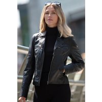 Eva Biker Style Jacket Coat