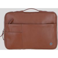 Brampton London 'Minimalist' Real Leather Organizer with Laptop Compartment in Tan