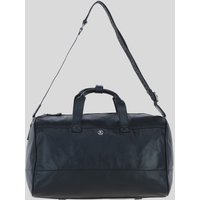 Brampton London 'Voyager' Real Leather Holdall in Black