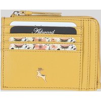 Ashwood Leather Women's Real Leather Small Purse with RFID Protection in Yellow