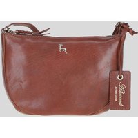 Ashwood Leather Women's 'Naomi' Real Leather Compact Crossbody Bag in Light Brown