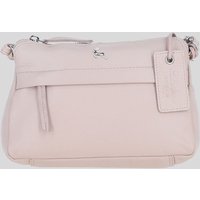 Ashwood Leather Women's 'Perth' Elegant Real Leather Crossbody Bag in Light Pink