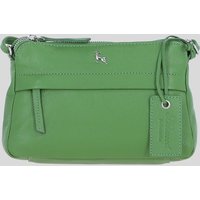 Ashwood Leather Women's 'Perth' Elegant Real Leather Crossbody Bag in Green