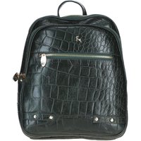 Ashwood Leather Women's 'Camilla' Real Leather Backpack in Green