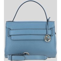 Ashwood Leather Women's 'Ardora' Real Leather Handbag With Detachable Crossbody Strap in Blue