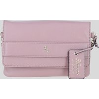 Ashwood Leather Women's 'Brinea' Real Leather Crossbody Bag in Rose