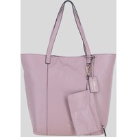 Ashwood Leather Women's 'Serela' Real Leather Shoulder Bag with Detachable Pouch in Rose