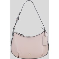 Ashwood Leather Women's 'Nevina' Real Leather Shoulder Bag in Beige