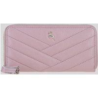 Ashwood Leather Women's 'Seraphina' Real Leather Purse with RFID-Protection in Rose