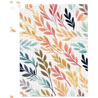 Warren Reed - Designer Colouful Sping Leaves Jigsaw Puzzle in Orange | Size: 500 Piece