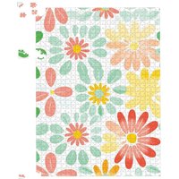 Warren Reed - Designer Green & Yellow Flowers Jigsaw Puzzle | Size: 1000 Pieces