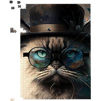 Warren Reed - Designer Birman Cat Face Splashart Jigsaw Puzzle | Size: 1000 Pieces