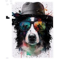 Warren Reed - Designer Border Collie Dog Jigsaw Puzzle | Size: 500 Piece
