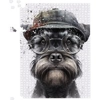 Warren Reed - Designer Miniature Schnauzer Dog Jigsaw Puzzle | Size: 1000 Pieces